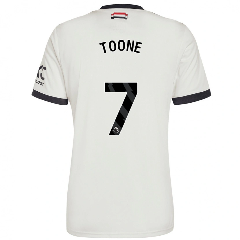 Danxen Dětské Ella Toone #7 Off White Třetí Hráčské Dresy 2024/25 Dres