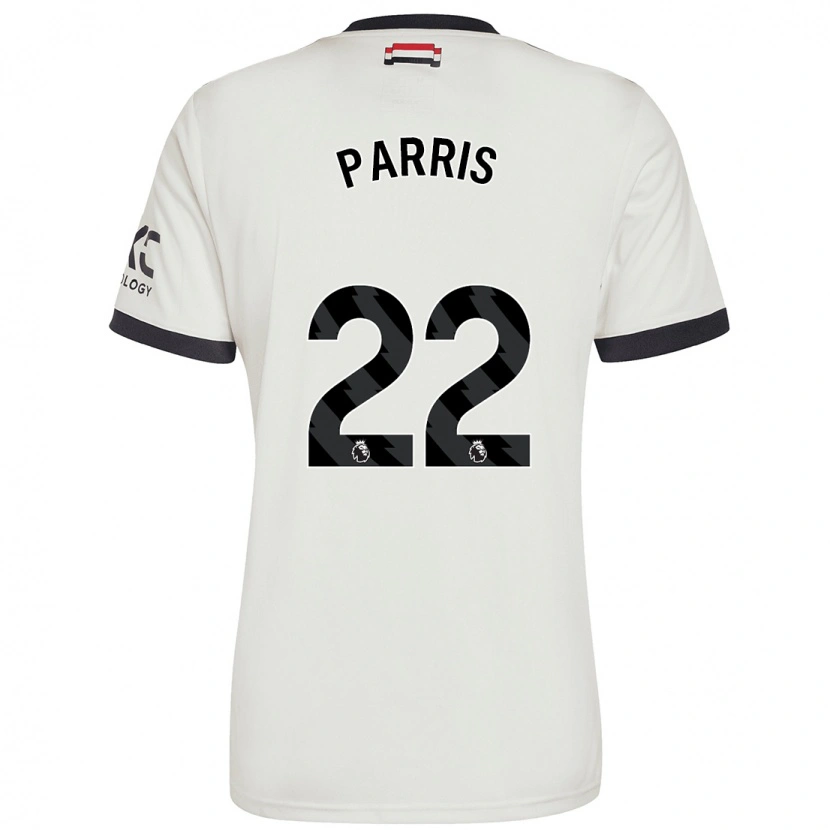 Danxen Dětské Nikita Parris #22 Off White Třetí Hráčské Dresy 2024/25 Dres