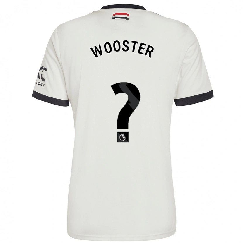 Danxen Dětské Tom Wooster #0 Off White Třetí Hráčské Dresy 2024/25 Dres