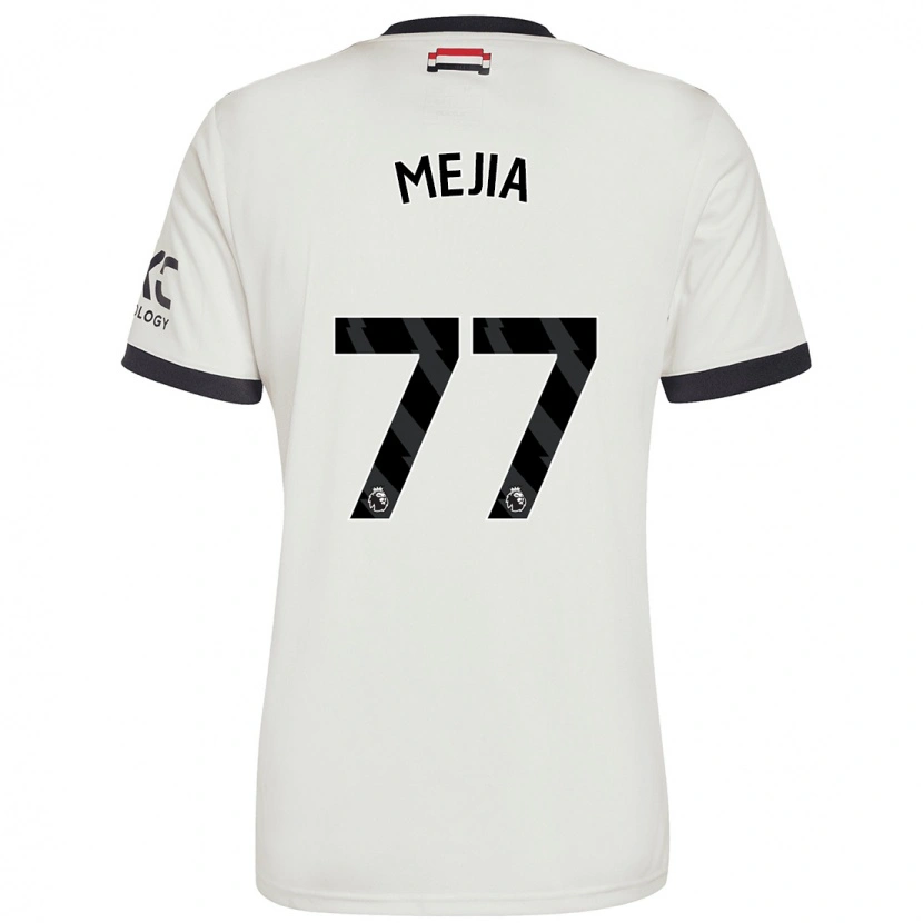 Danxen Dětské Mateo Mejia #77 Off White Třetí Hráčské Dresy 2024/25 Dres