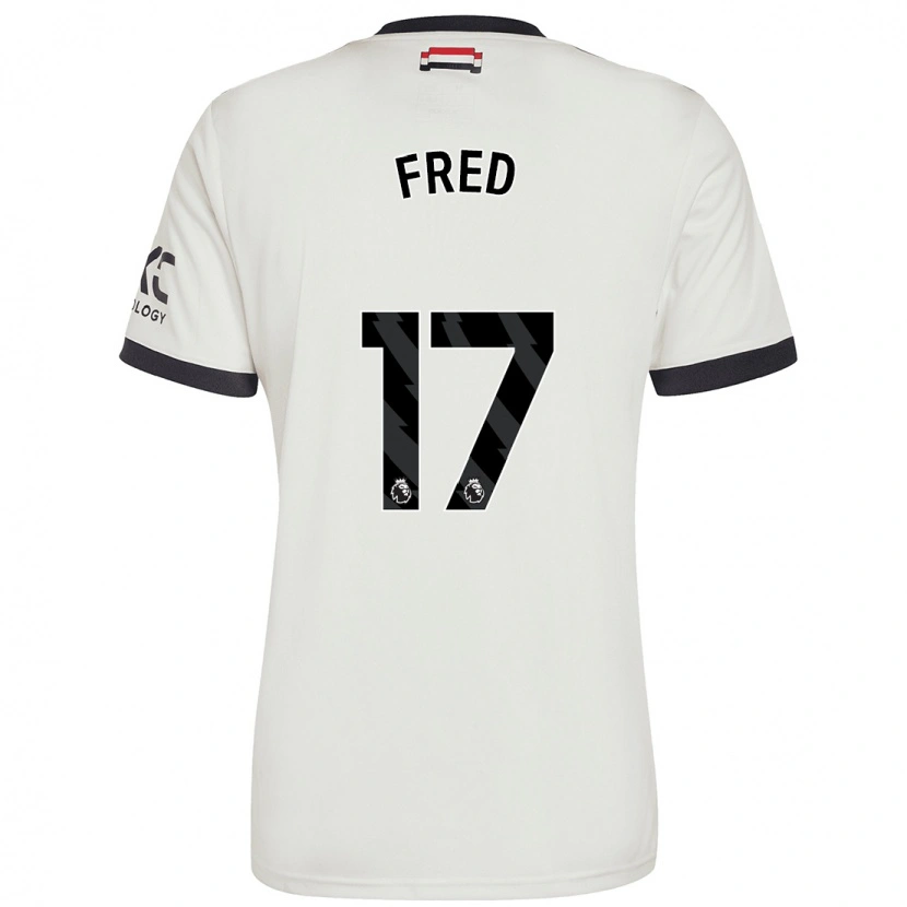 Danxen Dětské Fred #17 Off White Třetí Hráčské Dresy 2024/25 Dres