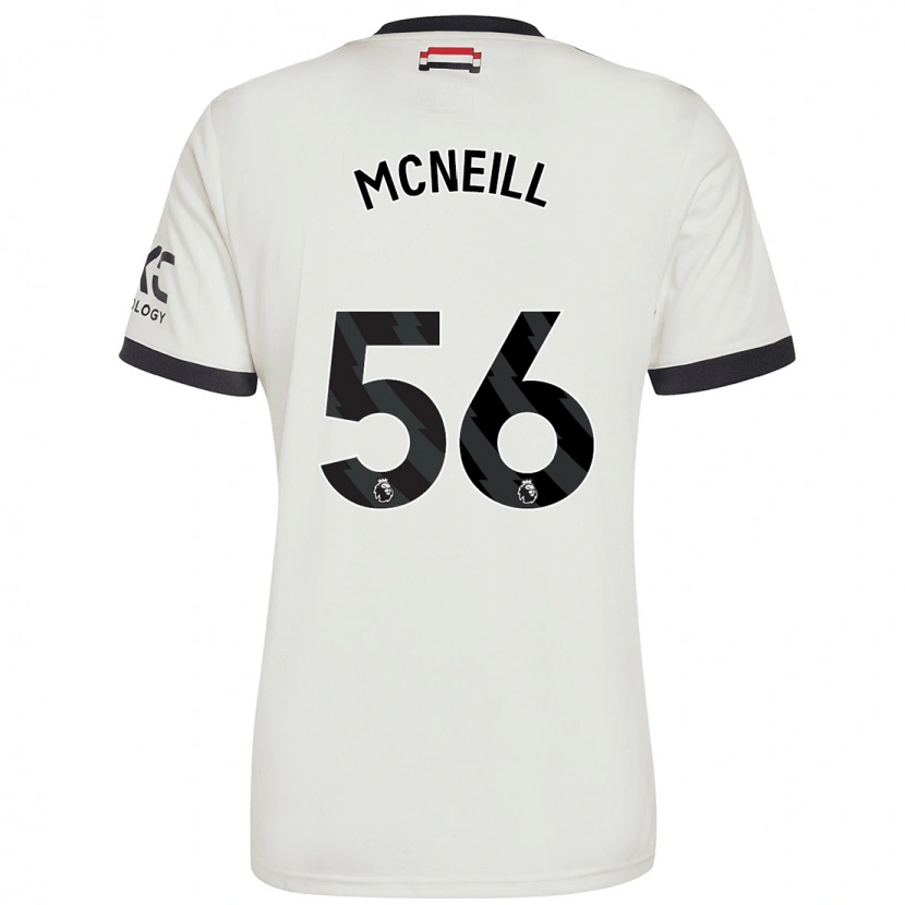 Danxen Dětské Charlie Mcneill #56 Off White Třetí Hráčské Dresy 2024/25 Dres