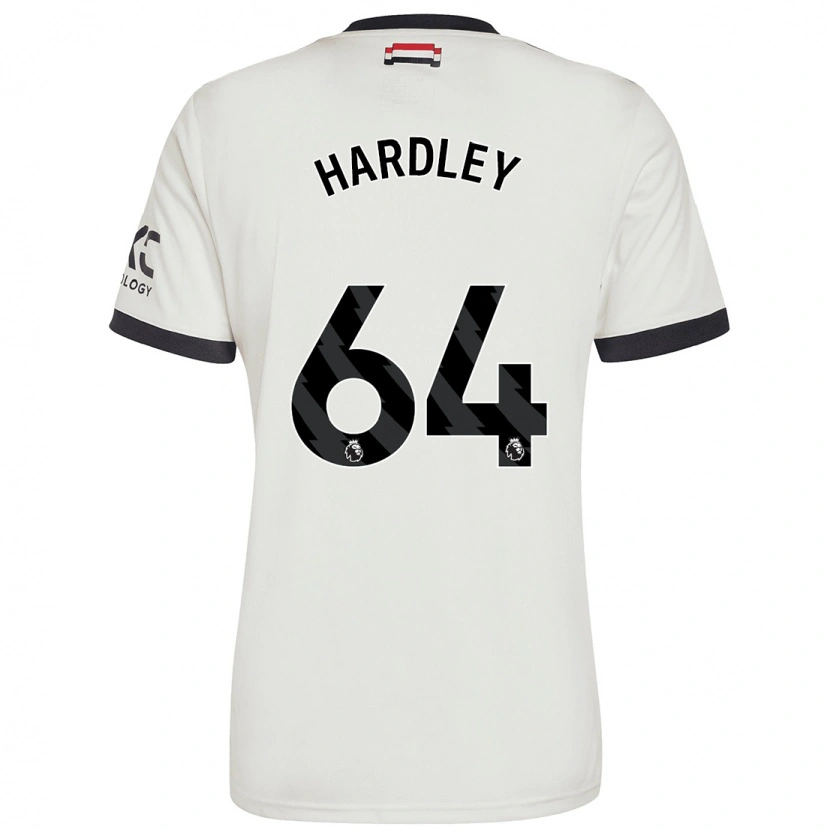 Danxen Dětské Bjorn Hardley #64 Off White Třetí Hráčské Dresy 2024/25 Dres