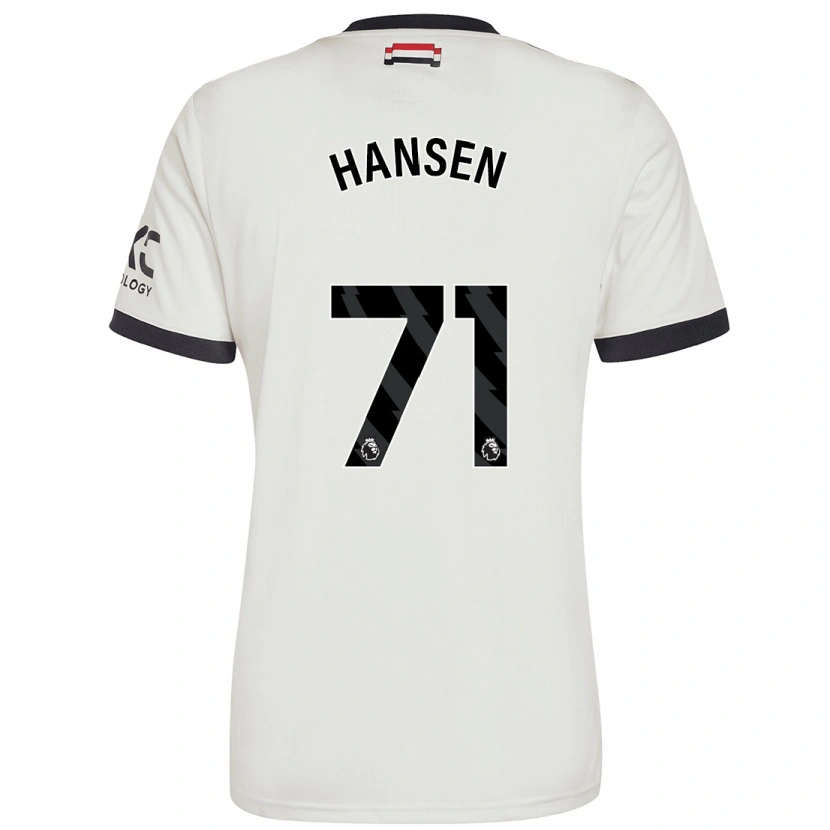 Danxen Dětské Isak Hansen-Aaroen #71 Off White Třetí Hráčské Dresy 2024/25 Dres