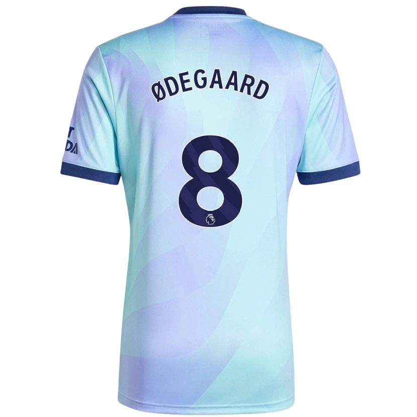 Danxen Dětské Martin Ødegaard #8 Aqua Třetí Hráčské Dresy 2024/25 Dres