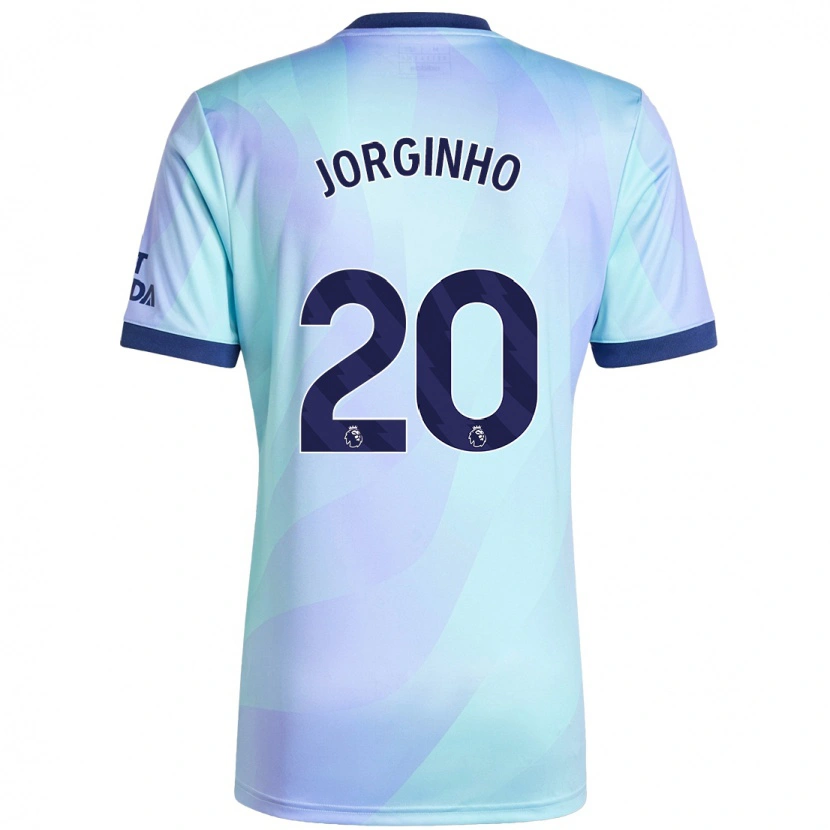 Danxen Dětské Jorginho #20 Aqua Třetí Hráčské Dresy 2024/25 Dres