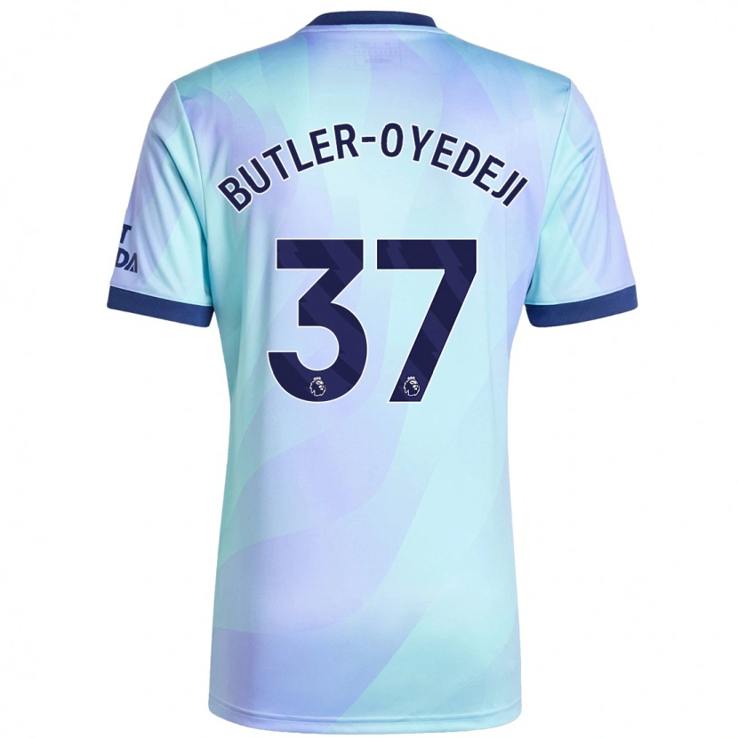 Danxen Dětské Nathan Butler-Oyedeji #37 Aqua Třetí Hráčské Dresy 2024/25 Dres