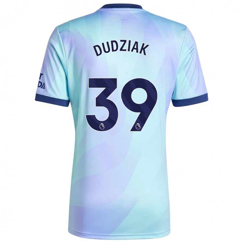 Danxen Dětské Harrison Dudziak #39 Aqua Třetí Hráčské Dresy 2024/25 Dres