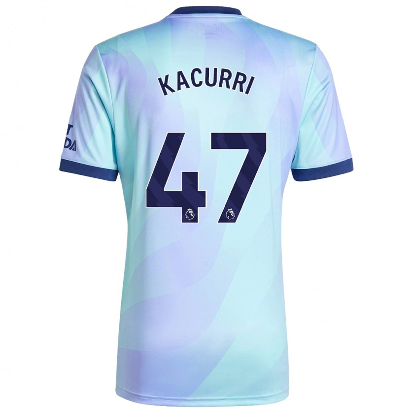 Danxen Dětské Maldini Kacurri #47 Aqua Třetí Hráčské Dresy 2024/25 Dres