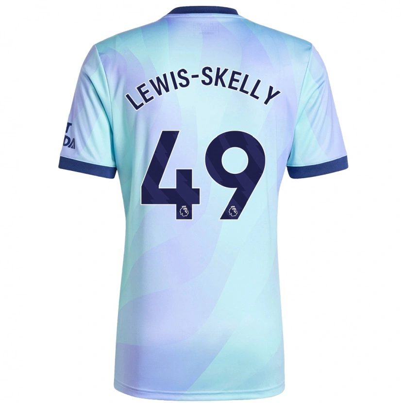 Danxen Dětské Myles Lewis-Skelly #49 Aqua Třetí Hráčské Dresy 2024/25 Dres