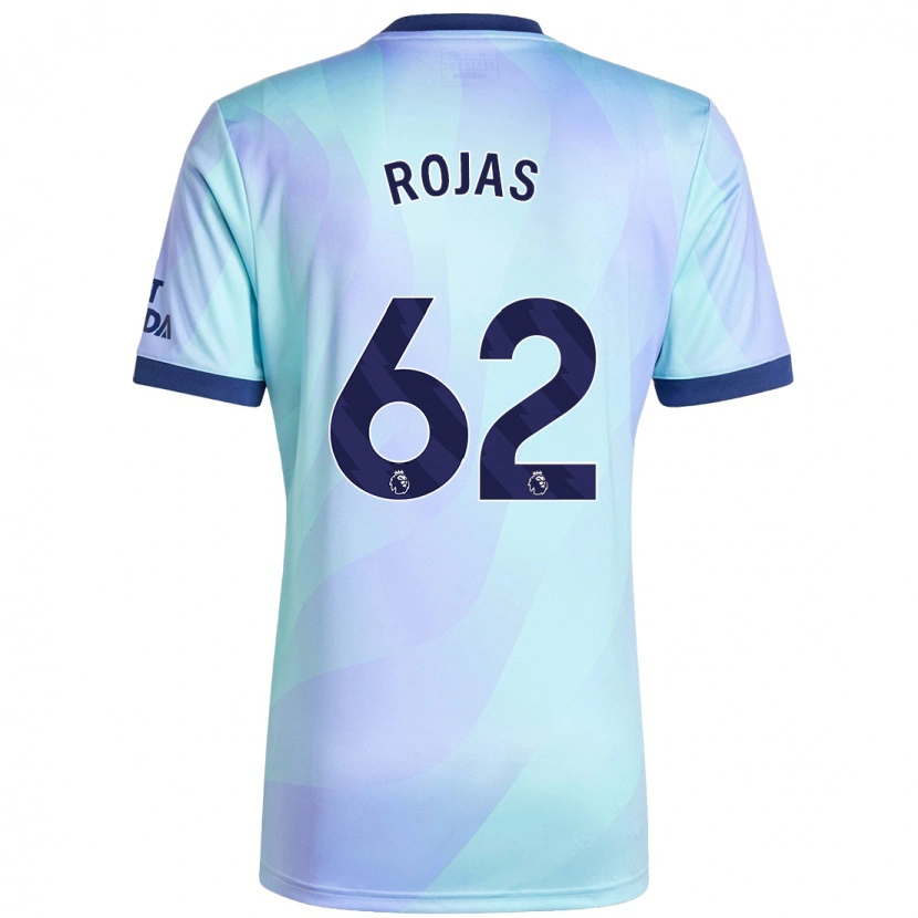 Danxen Dětské Alexei Rojas #62 Aqua Třetí Hráčské Dresy 2024/25 Dres