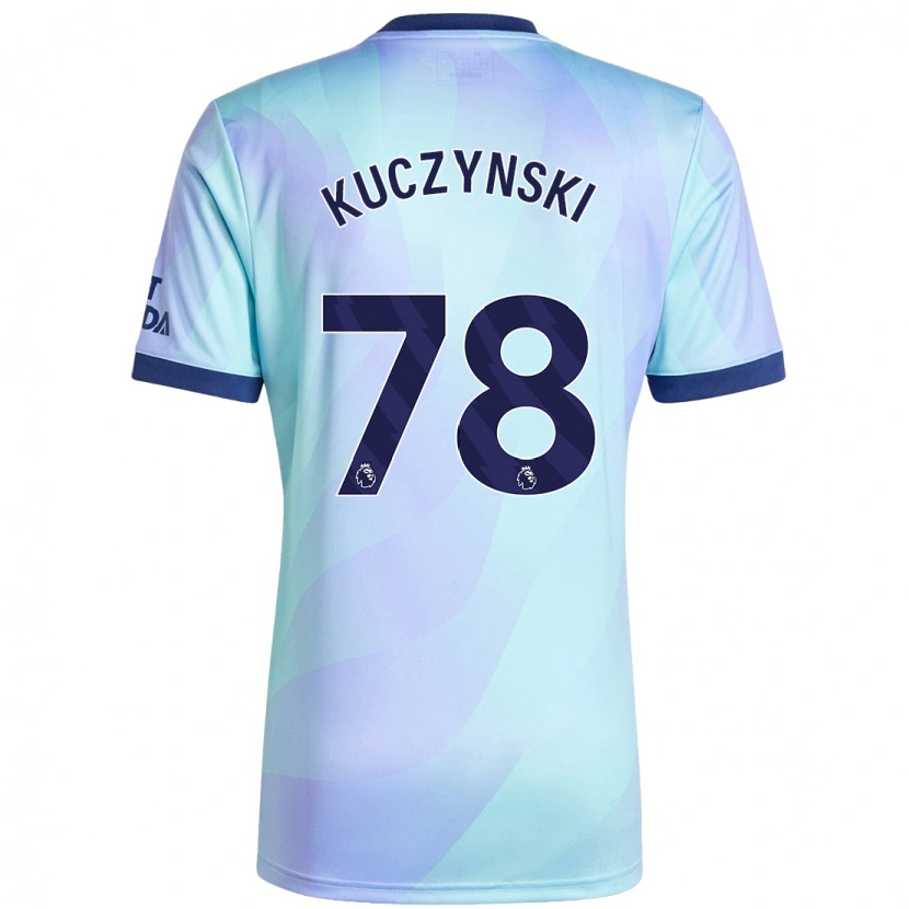 Danxen Dětské Max Kuczynski #78 Aqua Třetí Hráčské Dresy 2024/25 Dres