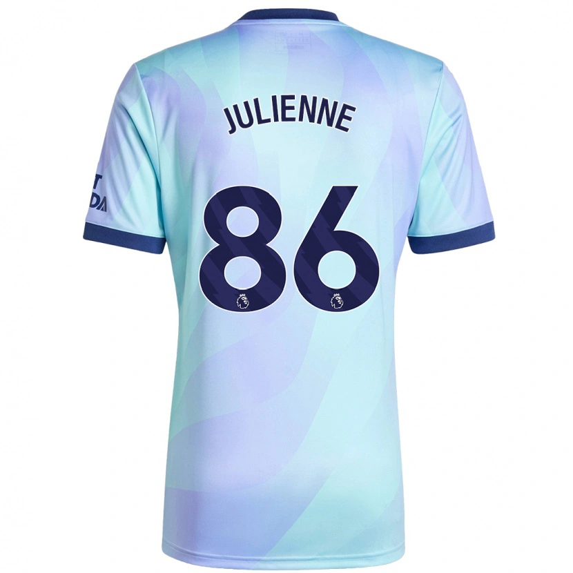 Danxen Dětské Theo Julienne #86 Aqua Třetí Hráčské Dresy 2024/25 Dres