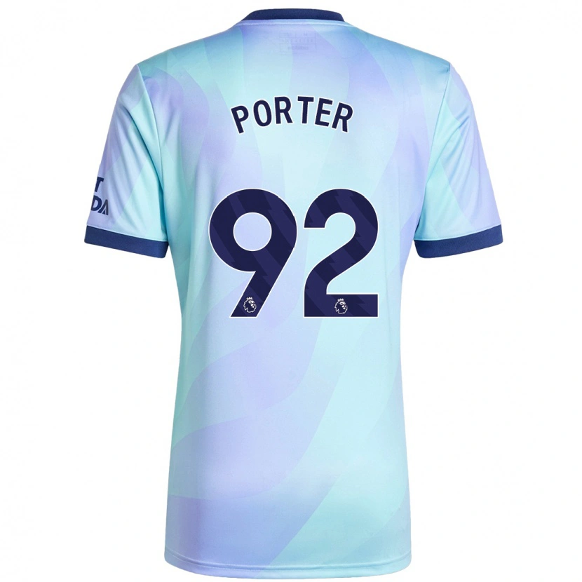 Danxen Dětské Jack Porter #92 Aqua Třetí Hráčské Dresy 2024/25 Dres