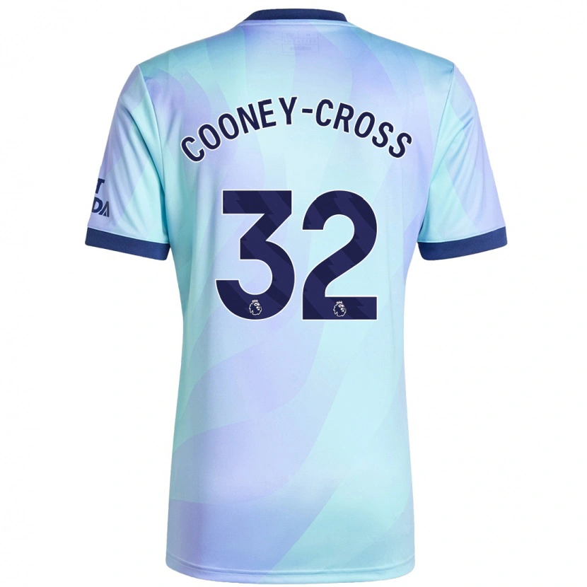 Danxen Dětské Kyra Cooney-Cross #32 Aqua Třetí Hráčské Dresy 2024/25 Dres