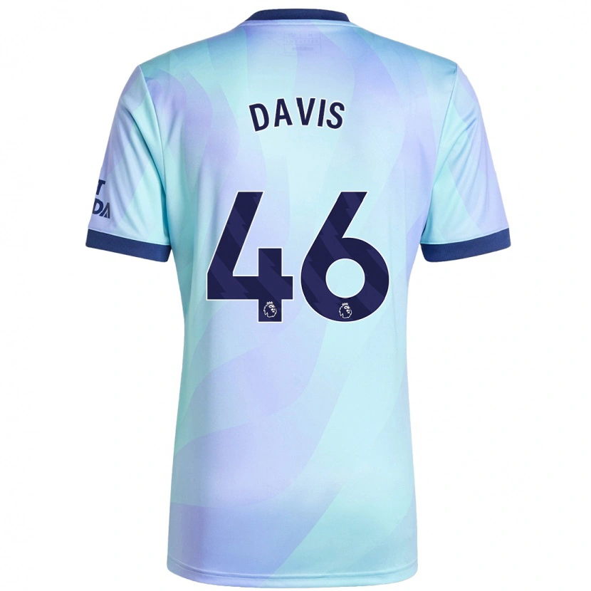 Danxen Dětské Timi Davis #46 Aqua Třetí Hráčské Dresy 2024/25 Dres