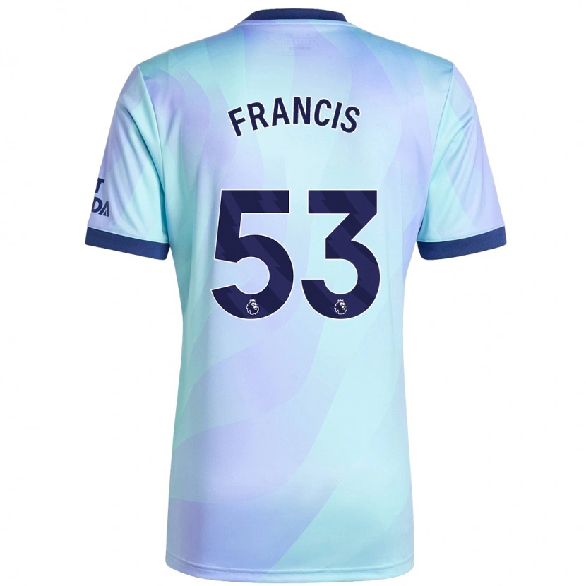 Danxen Dětské Jack Henry-Francis #53 Aqua Třetí Hráčské Dresy 2024/25 Dres