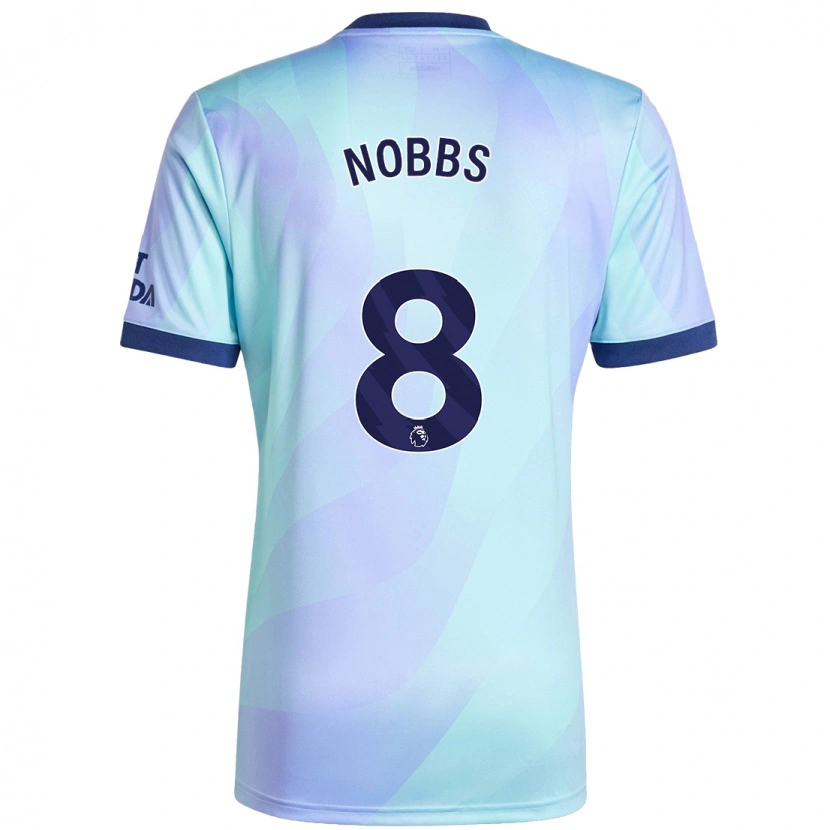 Danxen Dětské Nobbs #8 Aqua Třetí Hráčské Dresy 2024/25 Dres