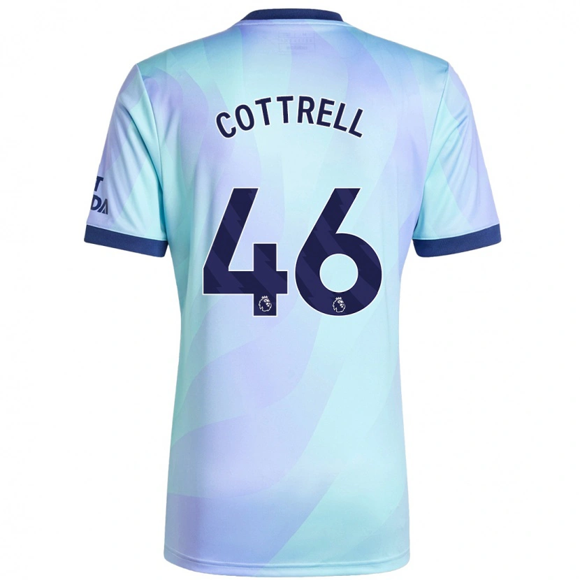 Danxen Dětské Ben Cottrell #46 Aqua Třetí Hráčské Dresy 2024/25 Dres