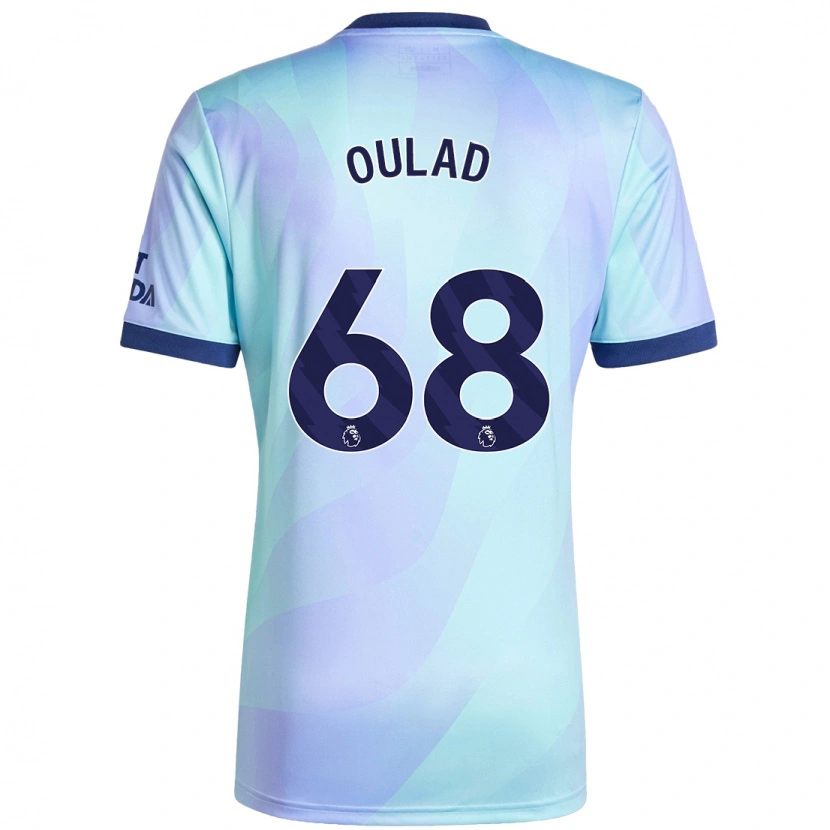 Danxen Dětské Salah-Eddine Oulad M'hand #68 Aqua Třetí Hráčské Dresy 2024/25 Dres