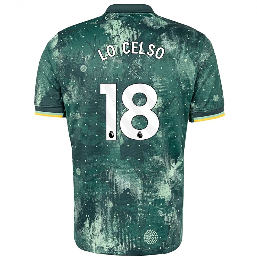 Danxen Dětské Giovani Lo Celso #20 Zelená Máta Třetí Hráčské Dresy 2024/25 Dres