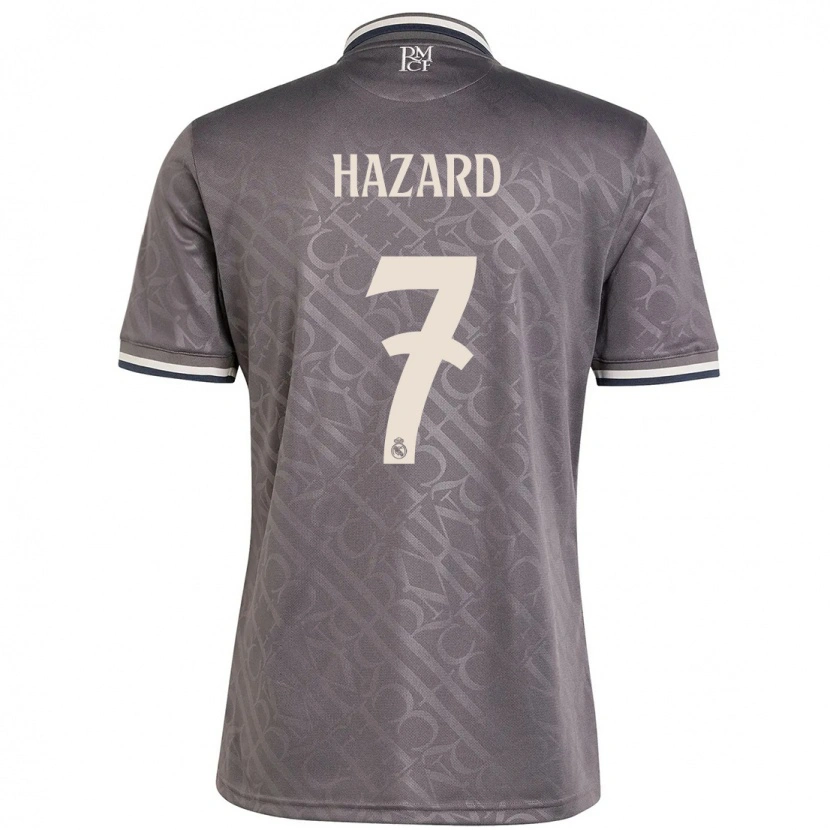 Danxen Dětské Eden Hazard #7 Dřevěné Uhlí Třetí Hráčské Dresy 2024/25 Dres