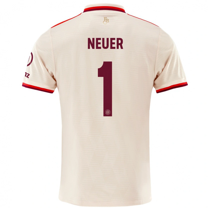 Danxen Dětské Manuel Neuer #1 Prádlo Třetí Hráčské Dresy 2024/25 Dres