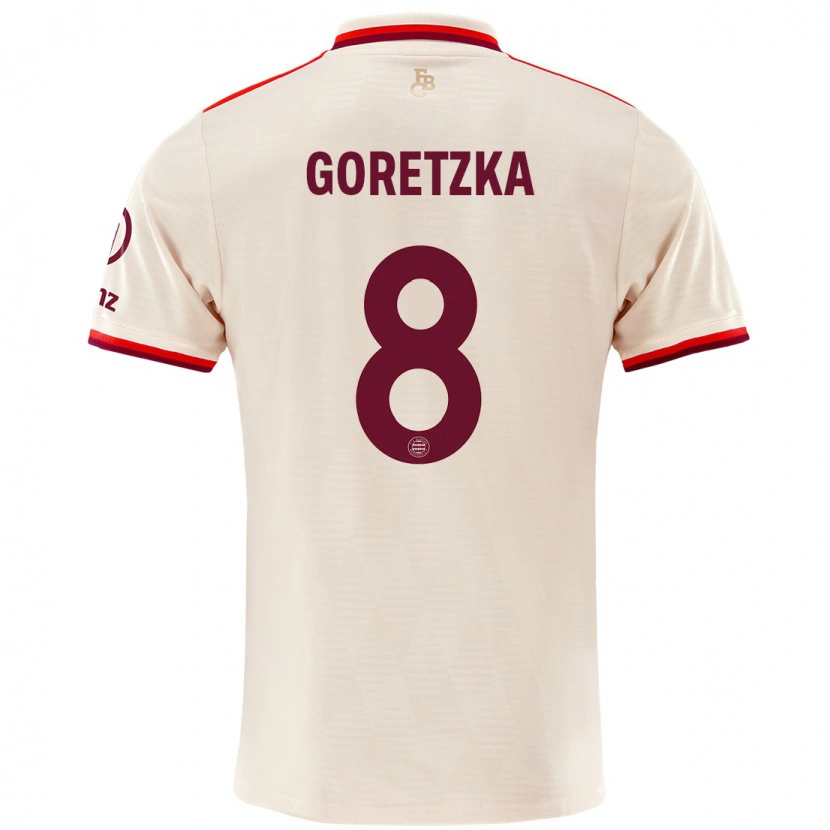 Danxen Dětské Leon Goretzka #8 Prádlo Třetí Hráčské Dresy 2024/25 Dres