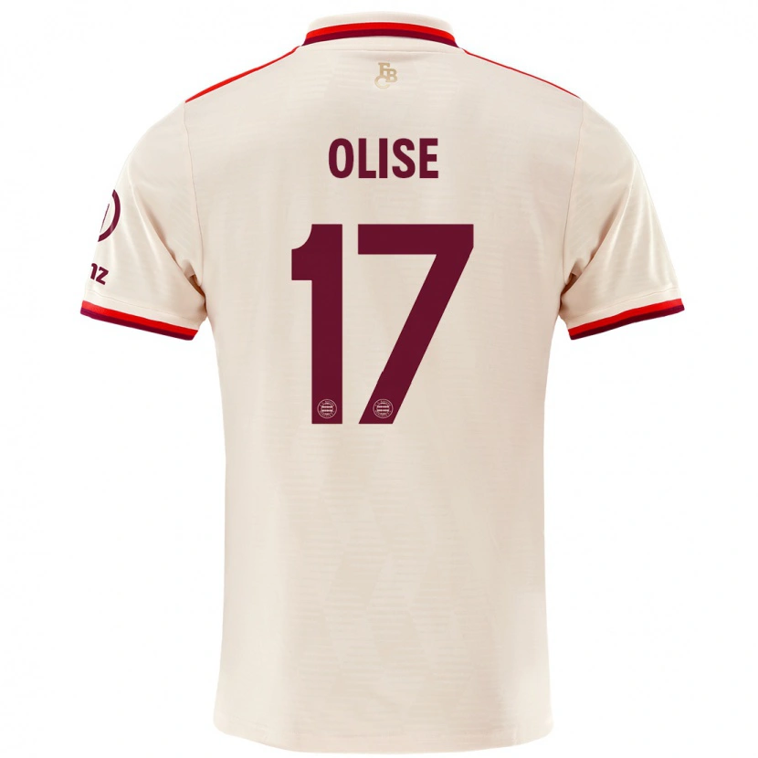 Danxen Dětské Michael Olise #17 Prádlo Třetí Hráčské Dresy 2024/25 Dres