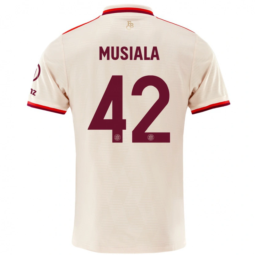 Danxen Dětské Jamal Musiala #42 Prádlo Třetí Hráčské Dresy 2024/25 Dres