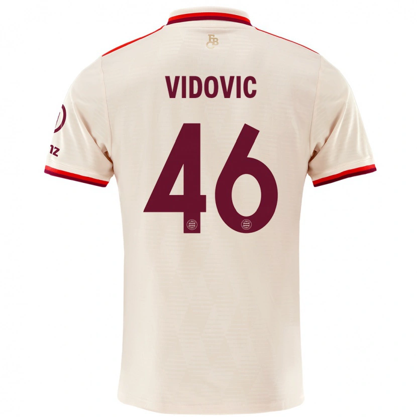 Danxen Dětské Gabriel Vidovic #46 Prádlo Třetí Hráčské Dresy 2024/25 Dres