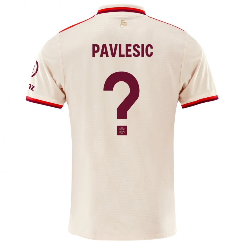 Danxen Dětské Anthony Pavlesic #0 Prádlo Třetí Hráčské Dresy 2024/25 Dres