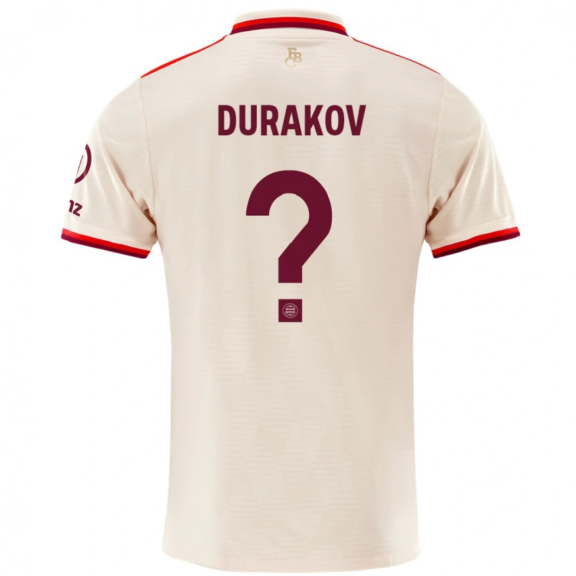 Danxen Dětské Sejdo Durakov #0 Prádlo Třetí Hráčské Dresy 2024/25 Dres