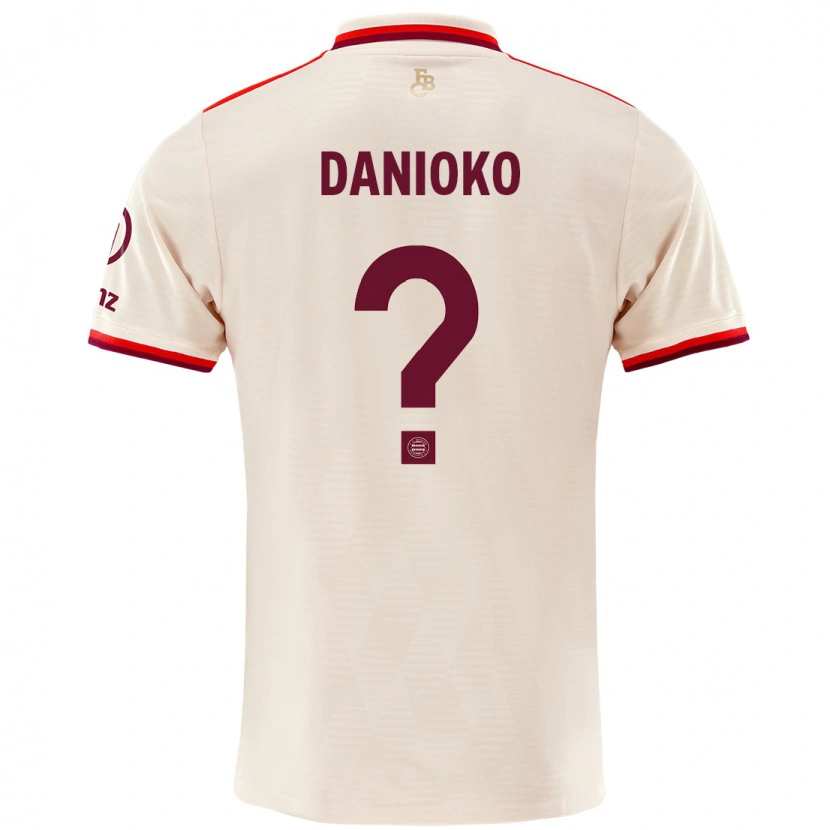 Danxen Dětské Leeron Danioko #0 Prádlo Třetí Hráčské Dresy 2024/25 Dres