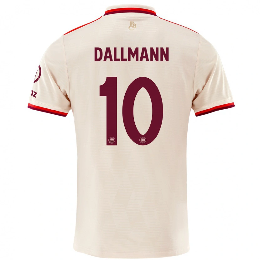 Danxen Dětské Linda Dallmann #10 Prádlo Třetí Hráčské Dresy 2024/25 Dres