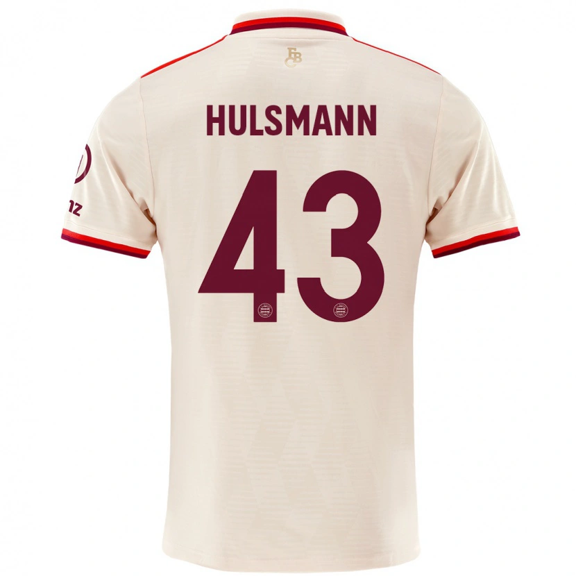 Danxen Dětské Tom Hülsmann #43 Prádlo Třetí Hráčské Dresy 2024/25 Dres