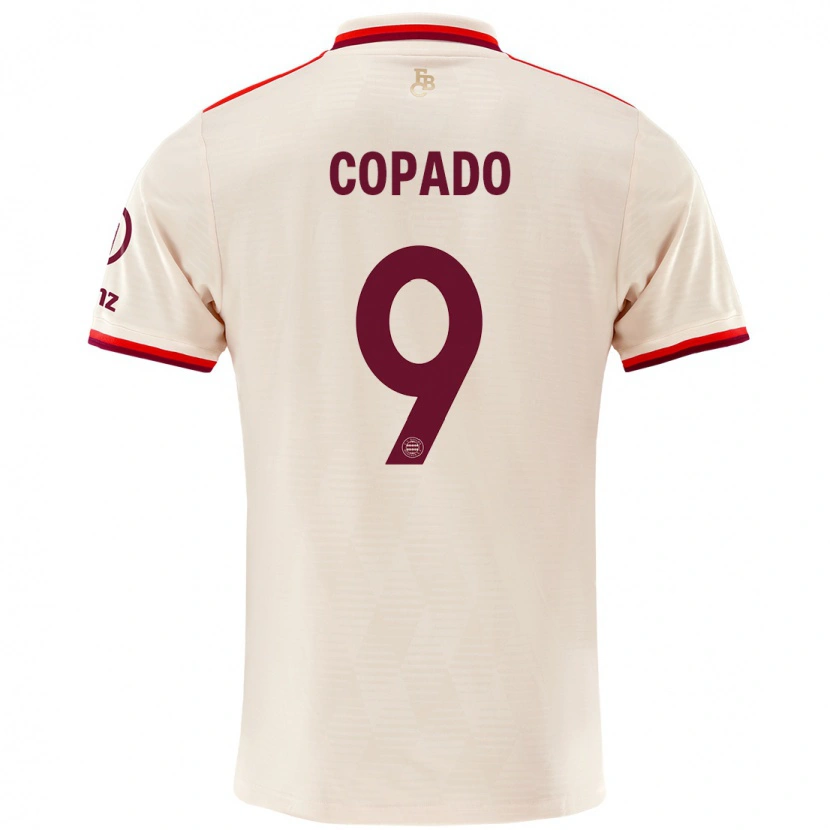 Danxen Dětské Lucas Copado #9 Prádlo Třetí Hráčské Dresy 2024/25 Dres