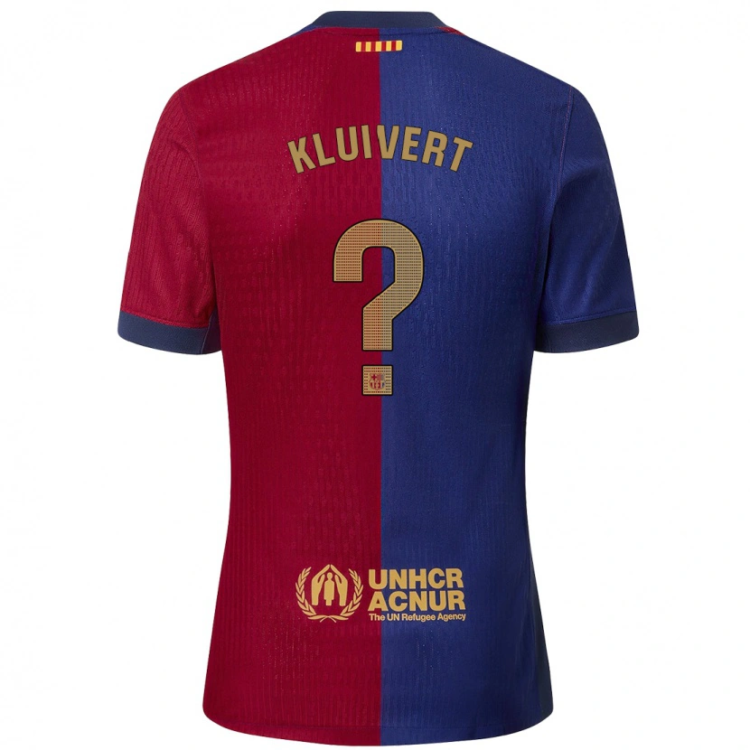 Danxen Pánské Shane Kluivert #0 Modrá Červená Domů Hráčské Dresy 2024/25 Dres