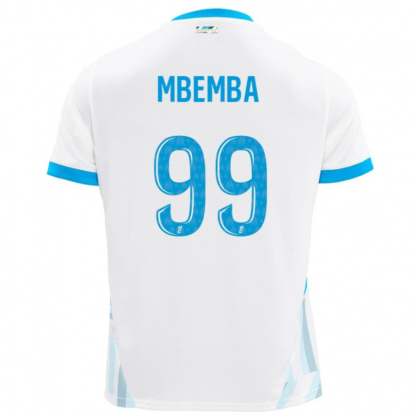 Danxen Pánské Chancel Mbemba #99 Bílá Nebesky Modrá Domů Hráčské Dresy 2024/25 Dres