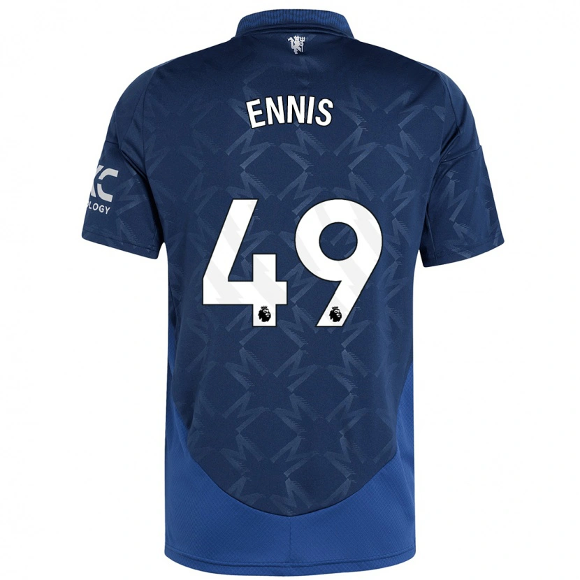 Danxen Pánské Ethan Ennis #49 Indigo Daleko Hráčské Dresy 2024/25 Dres