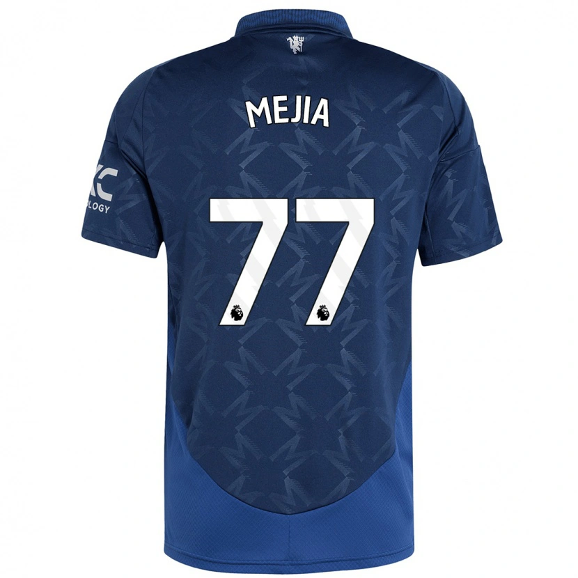 Danxen Pánské Mateo Mejia #77 Indigo Daleko Hráčské Dresy 2024/25 Dres