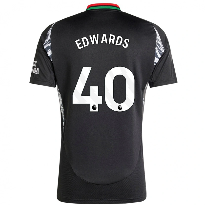 Danxen Pánské Khayon Edwards #40 Černý Daleko Hráčské Dresy 2024/25 Dres