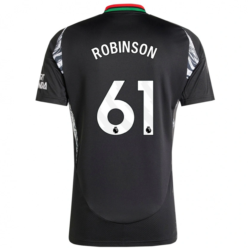 Danxen Pánské Josh Robinson #61 Černý Daleko Hráčské Dresy 2024/25 Dres