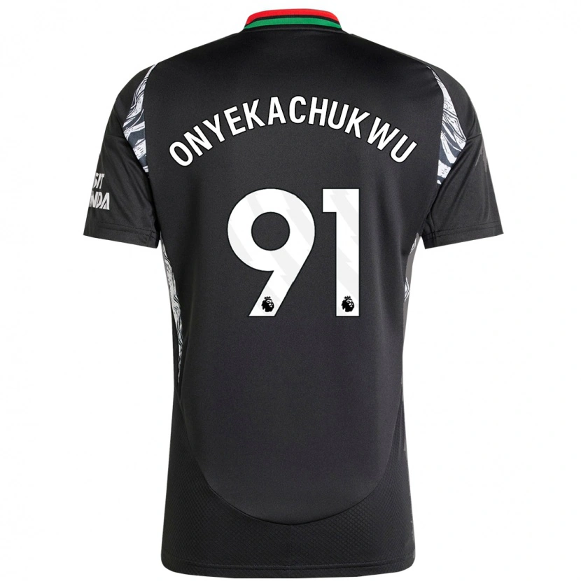 Danxen Pánské Samuel Onyekachukwu #91 Černý Daleko Hráčské Dresy 2024/25 Dres