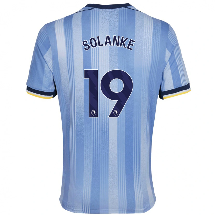 Danxen Pánské Dominic Solanke #19 Světle Modrá Daleko Hráčské Dresy 2024/25 Dres