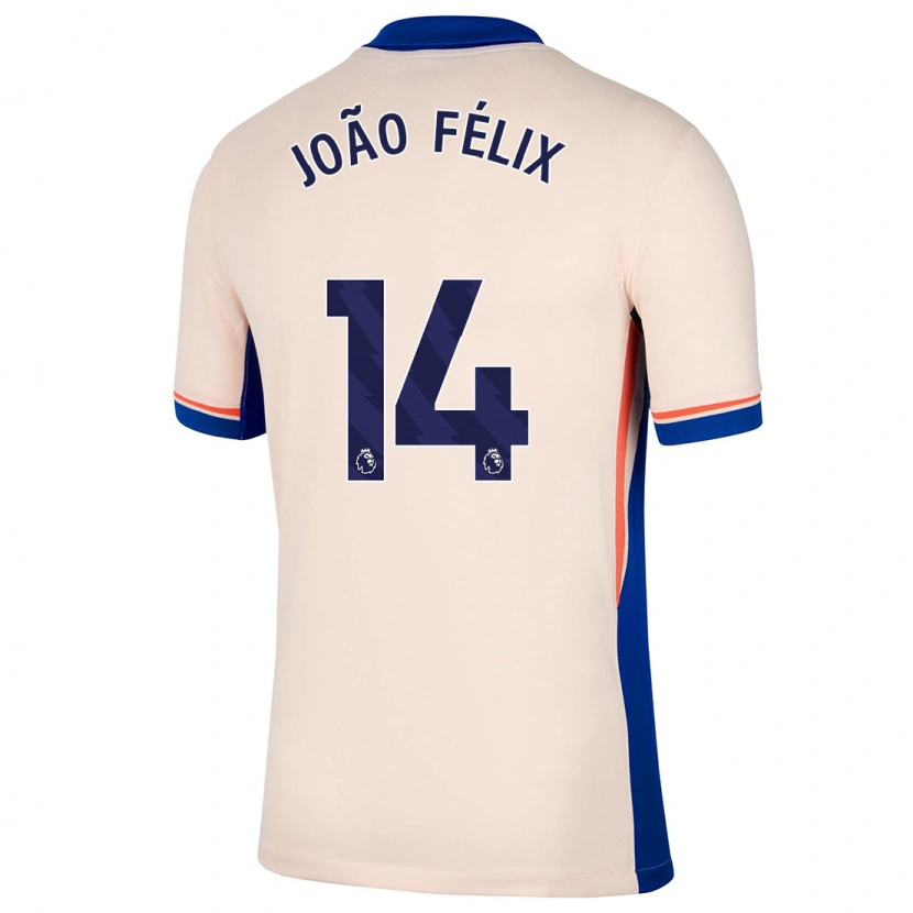 Danxen Pánské João Félix #14 Světle Béžová Daleko Hráčské Dresy 2024/25 Dres