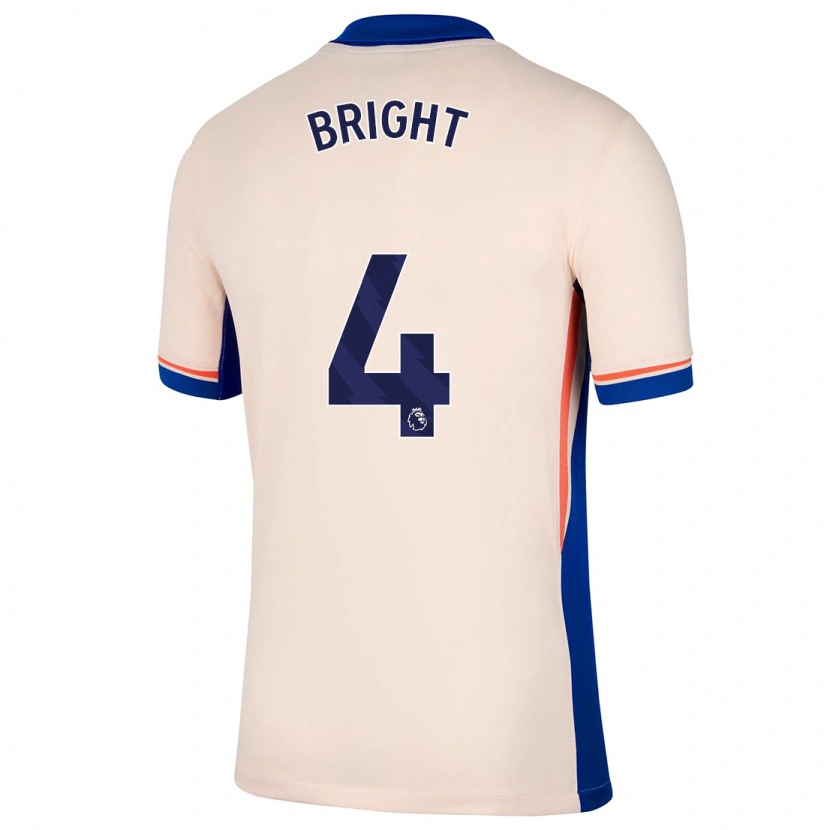 Danxen Pánské Millie Bright #4 Světle Béžová Daleko Hráčské Dresy 2024/25 Dres