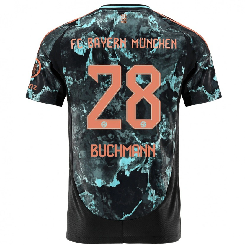 Danxen Pánské Tarek Buchmann #28 Černý Daleko Hráčské Dresy 2024/25 Dres