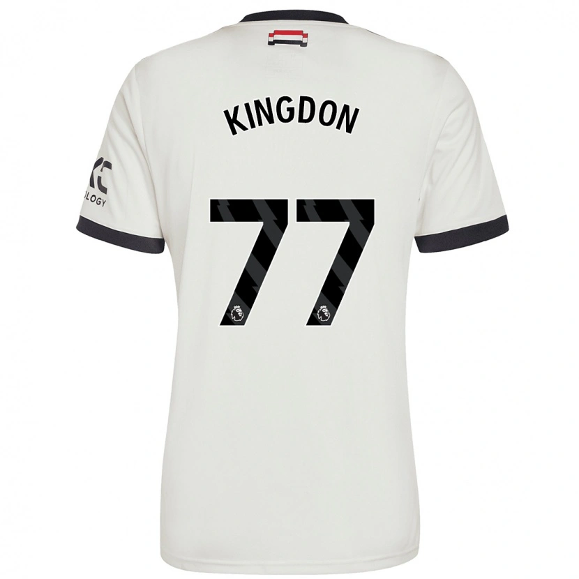 Danxen Pánské Jack Kingdon #77 Off White Třetí Hráčské Dresy 2024/25 Dres