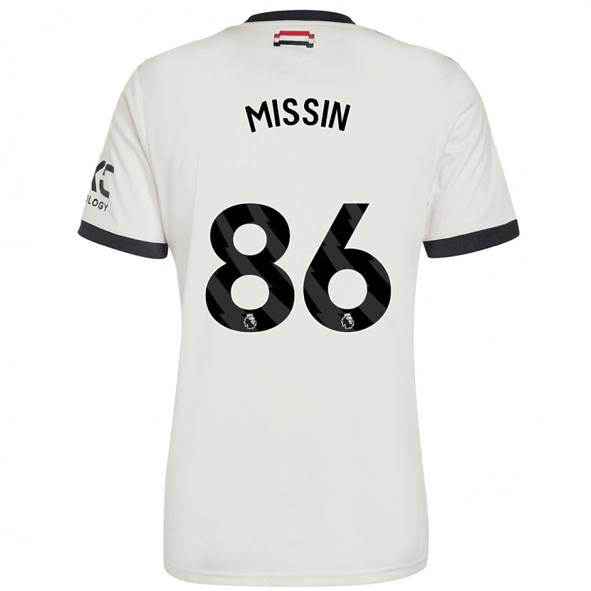 Danxen Pánské Ashton Missin #86 Off White Třetí Hráčské Dresy 2024/25 Dres